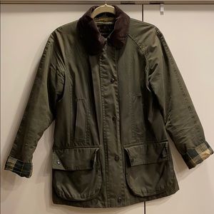 Barbour Beadnell Waxed Cotton Jacket size US 4